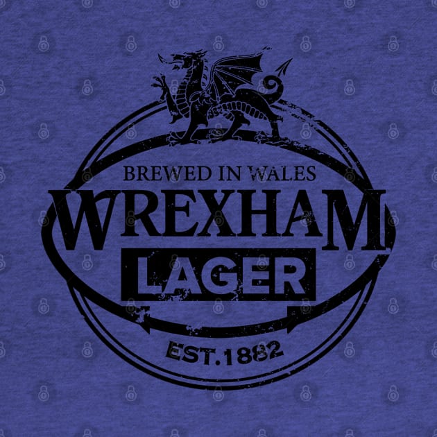 Wrexham Lager - Vintage Distressed by Wishing Well